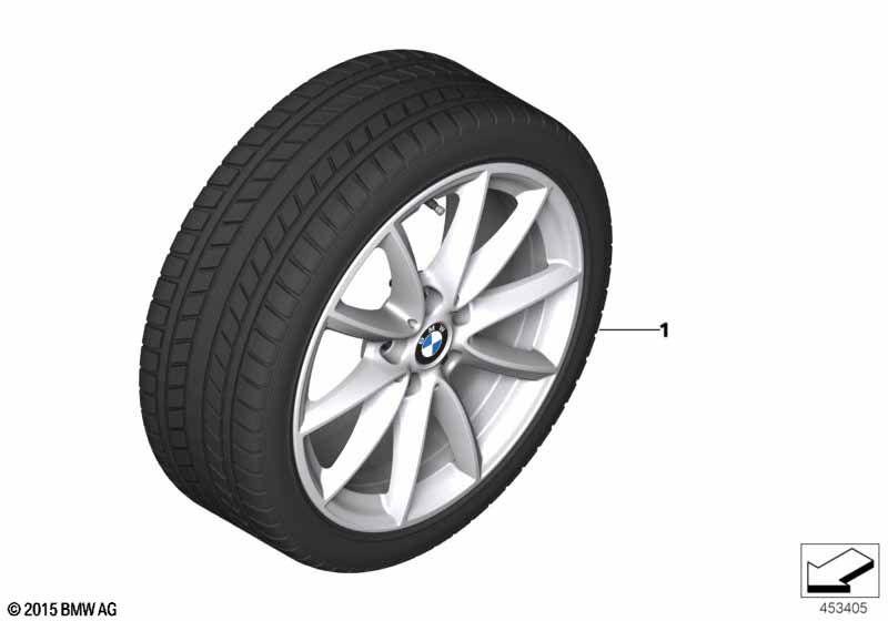 Winter wheel with tyre V-spoke 560 - 17"