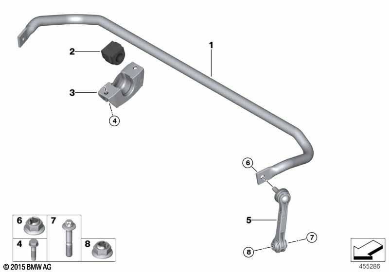 Stabilisator hinten