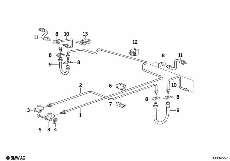 Bremsleitung hinten ABS