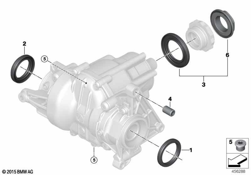 Verteilergetriebe Einzelteile PTO