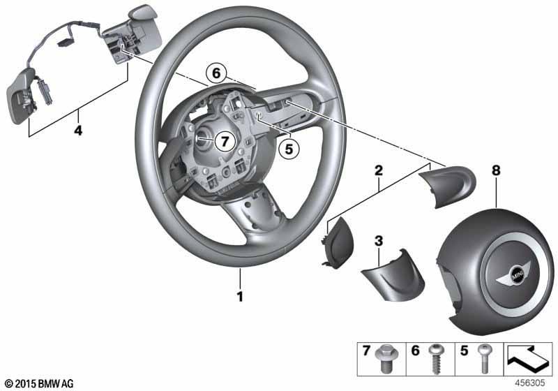 Sportlenkrad Airbag mit Schaltwippen