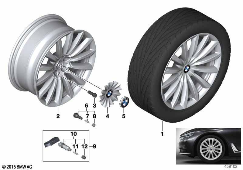 BMW LM Rad V-Speiche 620 - 19"