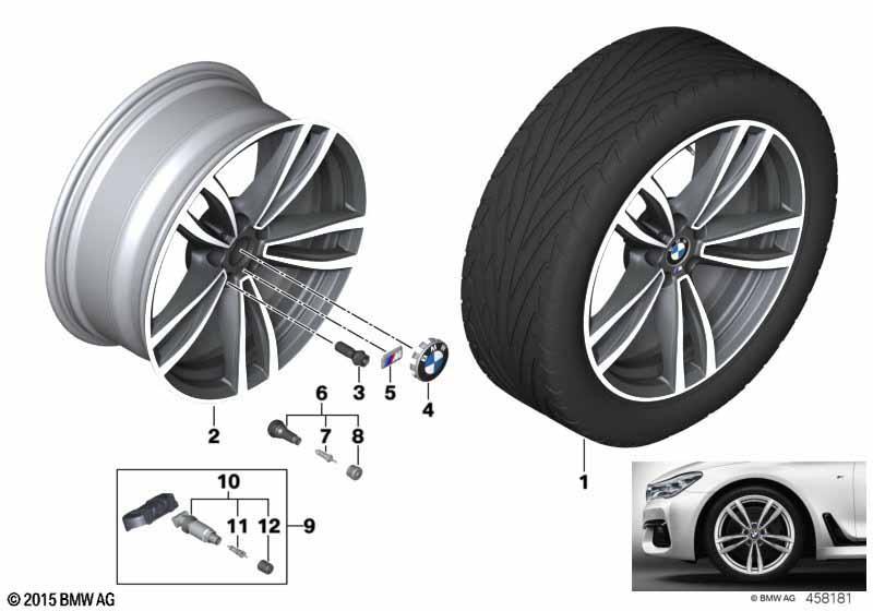 BMW LM Rad Doppelspeiche 647M - 19"