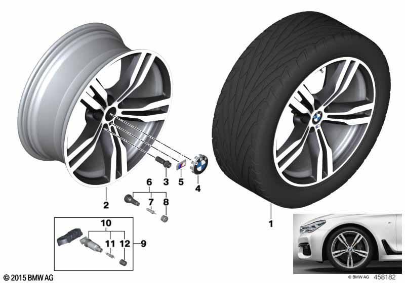 BMW LM Rad Doppelspeiche 648M - 20"