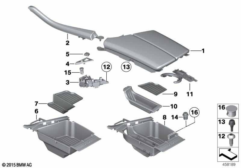 Armauflage Mittelkonsole