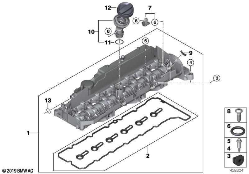 Zylinderkopfhaube/Anbauteile