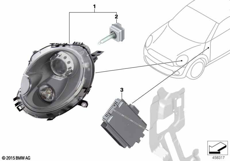 Nachrüstsatz 25 W Xenon-Scheinwerfer