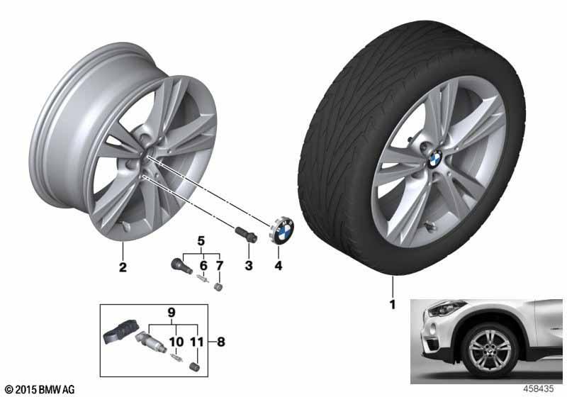 BMW LM Rad Doppelspeiche 385 - 17"