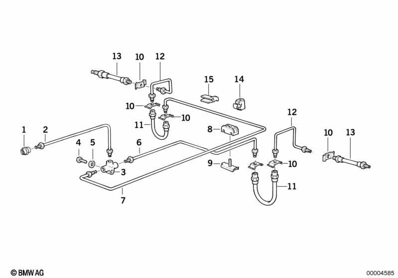 Bremsleitung hinten ABS