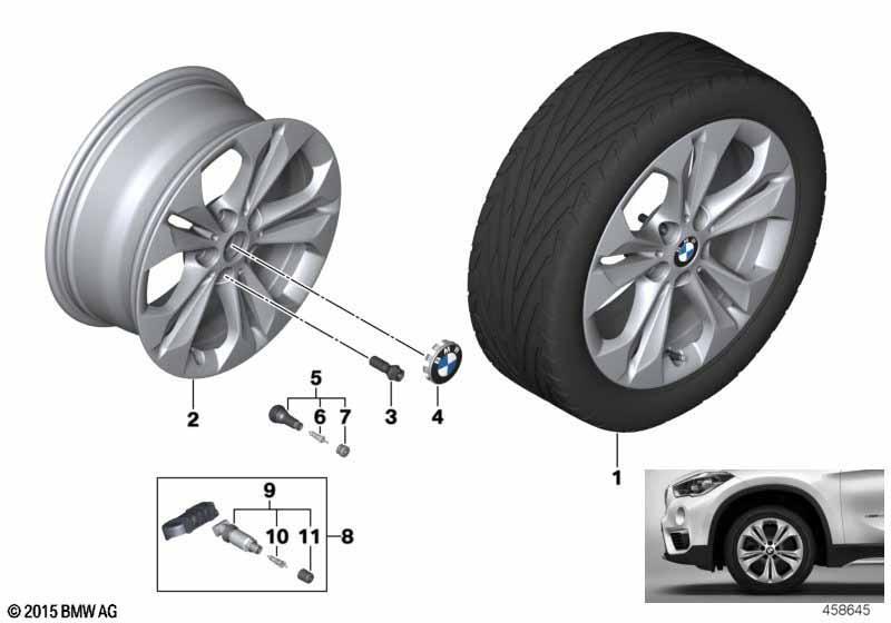 BMW LM Rad Doppelspeiche 564 - 17"