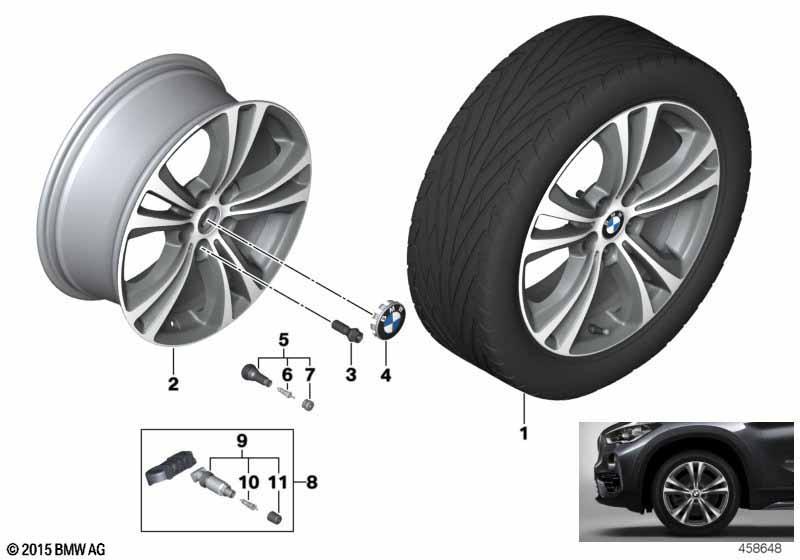 BMW LM Rad Doppelspeiche 568 - 18"