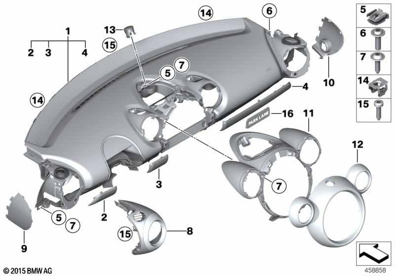 Verkleidung Instrumententafel