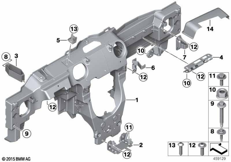 Träger Instrumententafel