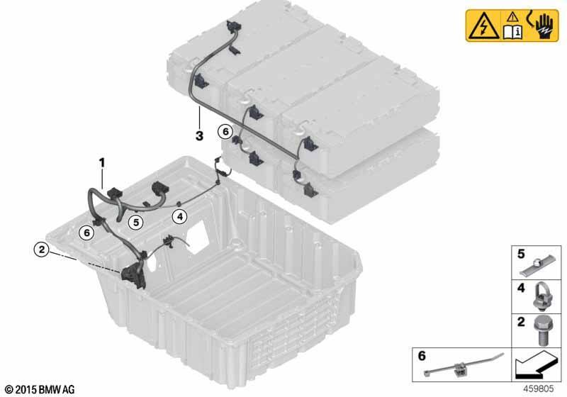 Hochvolt-Batterie Kabelbaum