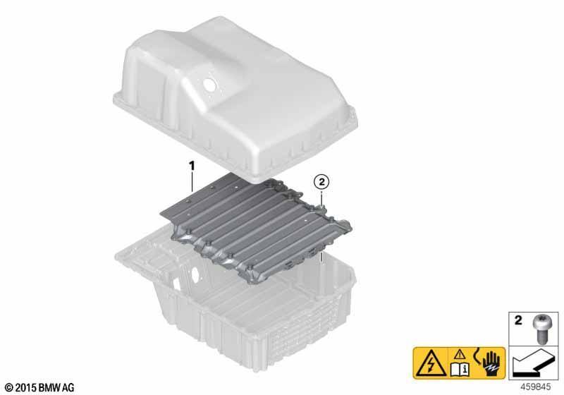 Hochvolt-Batterie Modulverstrebung