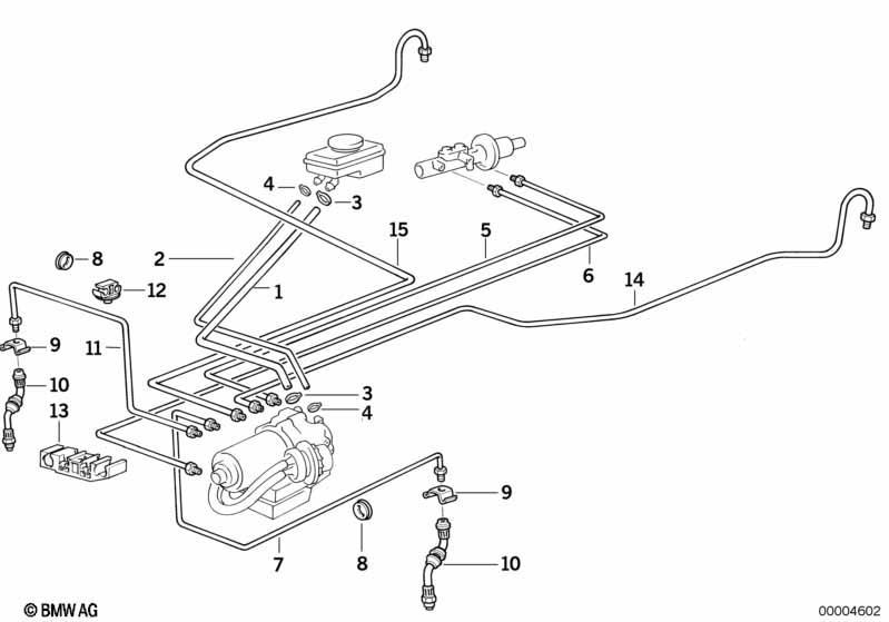 Bremsleitung vorne ABS/ASC+T