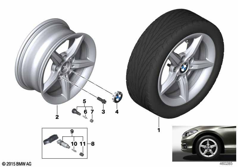 BMW LM Rad Sternspeiche 654 - 16"