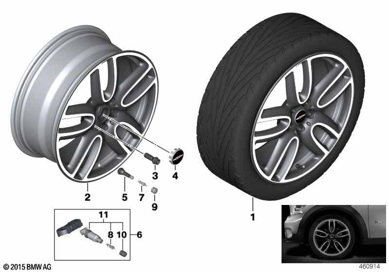 MINI LM Rad JCW Course Spoke 523 - 19"