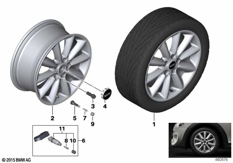 MINI LM Rad Vent Spoke 518 - 17"