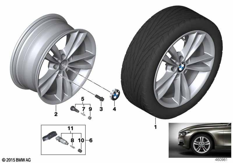 BMW LM Rad V-Speiche 658