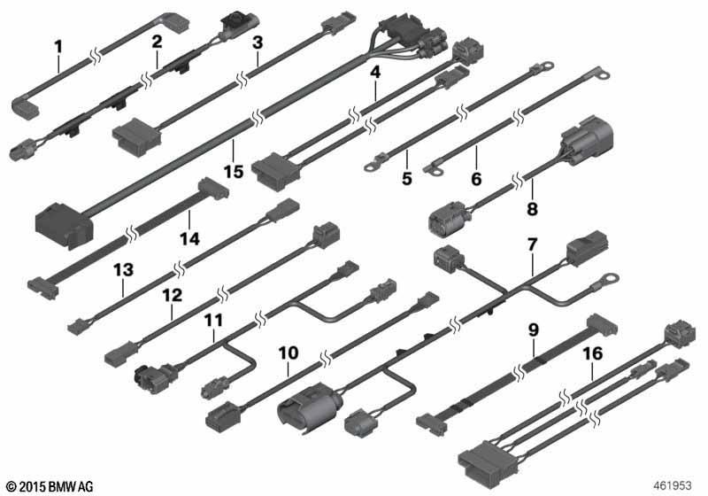 Diverse Zusatzkabelsätze