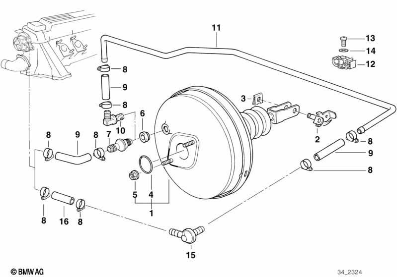 Bremskraftverstärker ASC+T