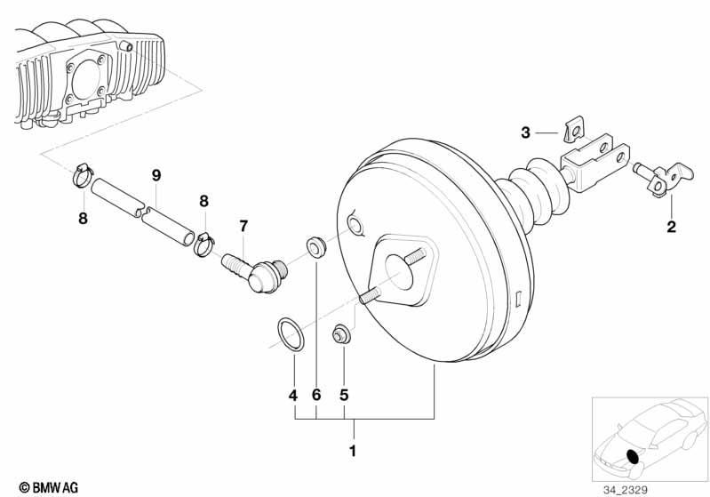 Bremskraftverstärker ABS