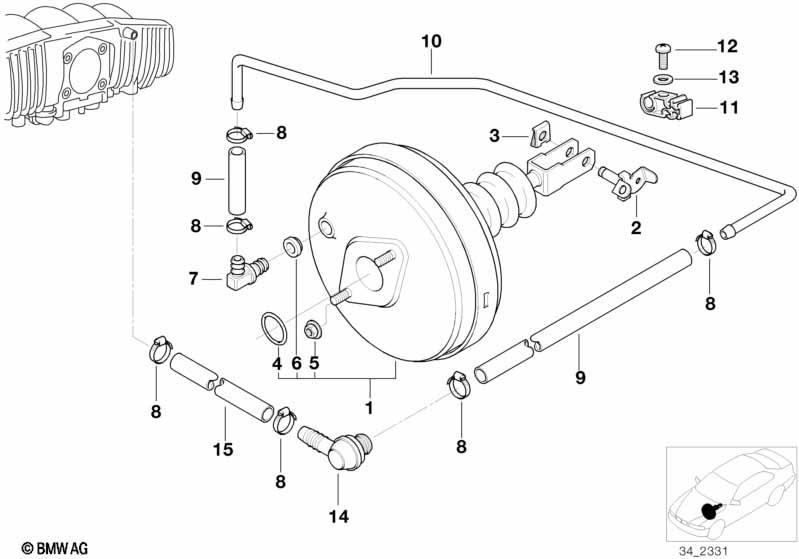 Bremskraftverstärker ABS