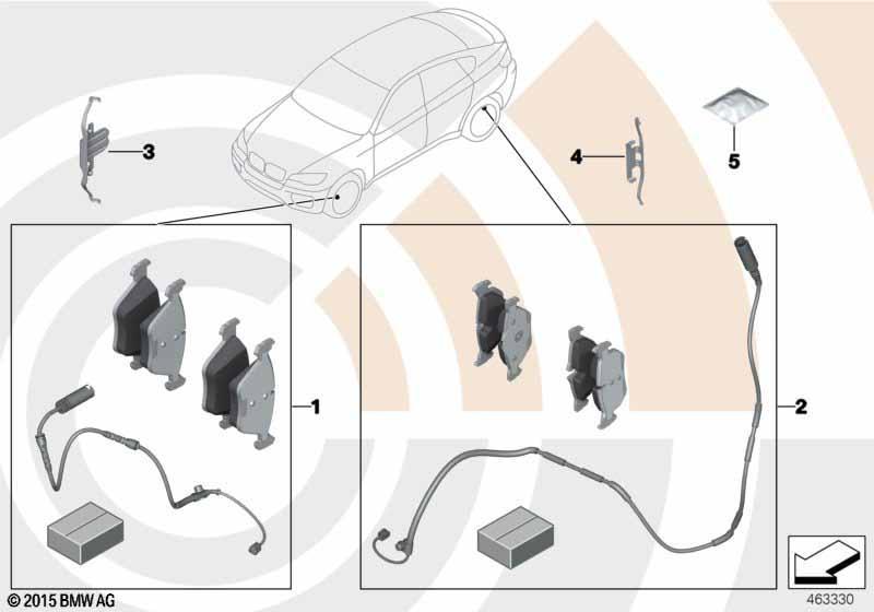 Service Kit Bremsbeläge / Value Parts