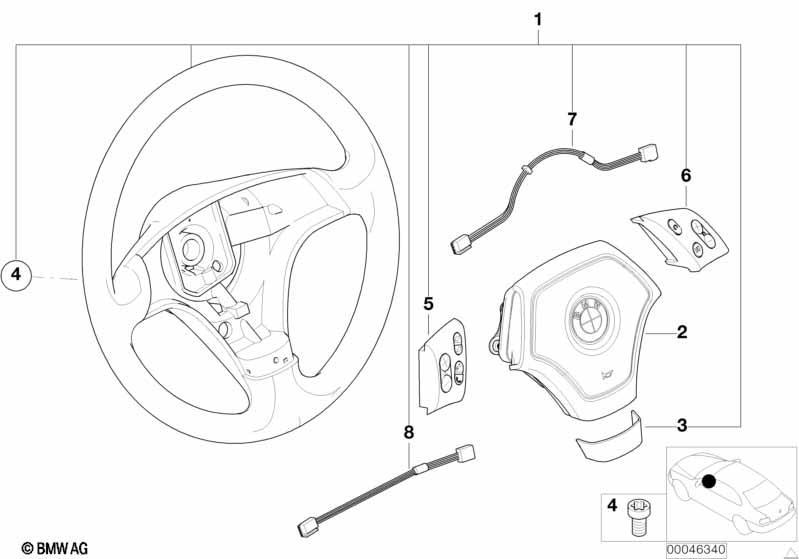 Sportlenkrad Airbag Multifunktion