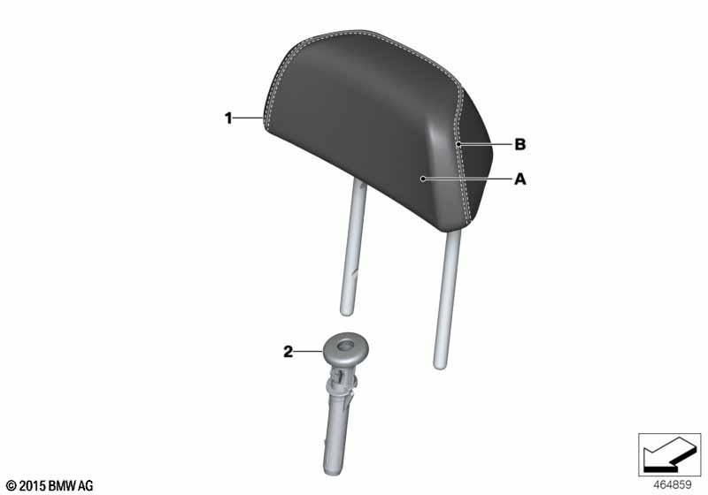 Individual Kopfstütze Sitz hinten aussen