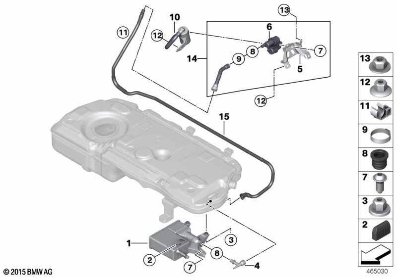 Aktivkohlefilter/Anbauteile