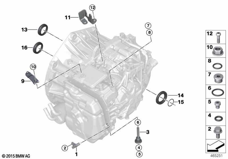 GA6F21AW Anbauteile/Dichtungen