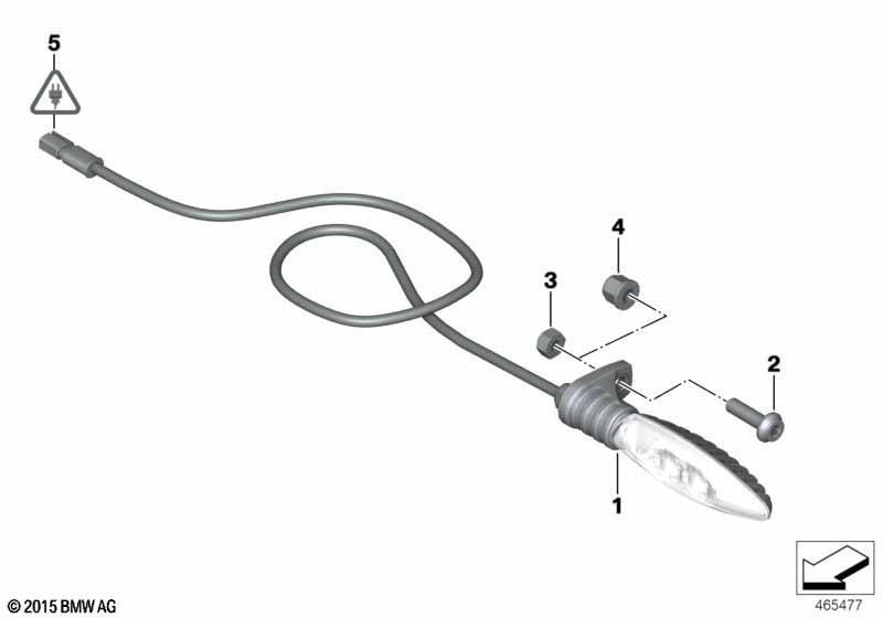 LED-Blinkleuchten vorn