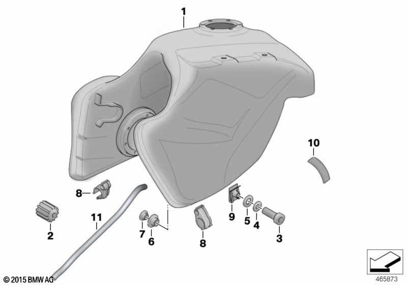 Kraftstofftank/Anbauteile