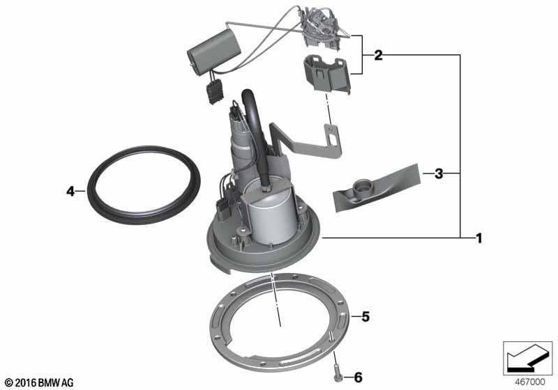 Kraftstoffpumpe / Hebelgeber