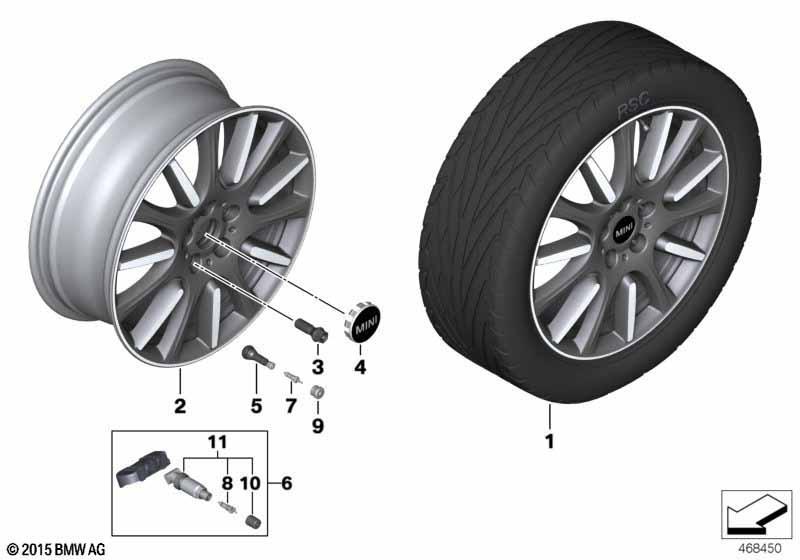 MINI LM Rad High Spoke 596