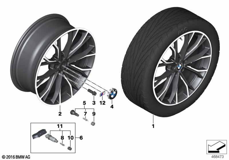 BMW LM Rad M Doppelspeiche 669M - 20"