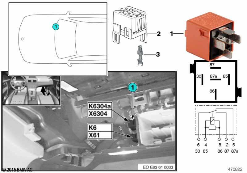 Relais Sekundärluftpumpe K6304