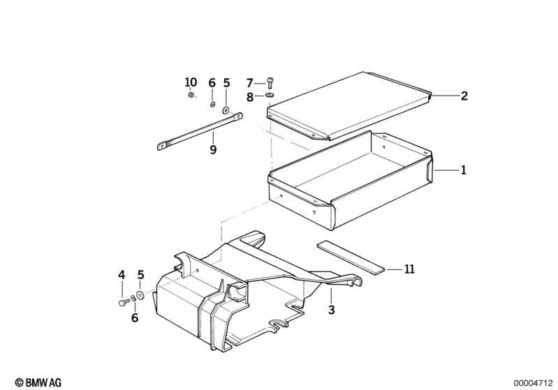 Abschirmgehäuse Steuergerät ABS