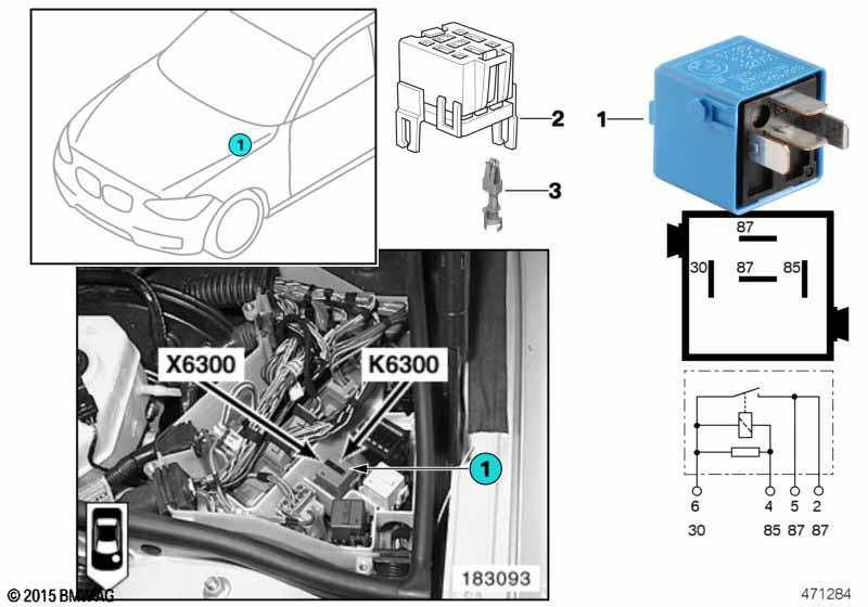 Relais DME-ME9 K6300