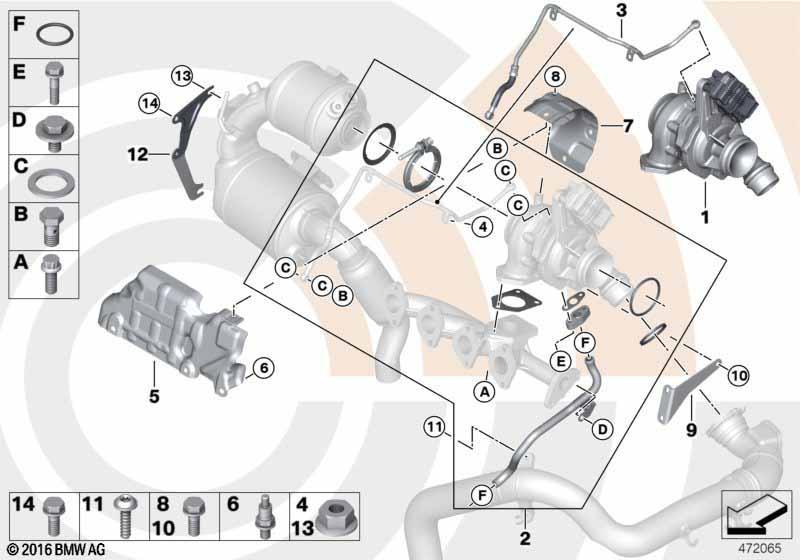 Abgasturbolader und Anbausatz Value Part