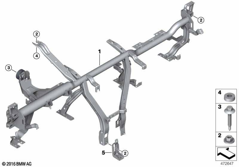 Träger Instrumententafel