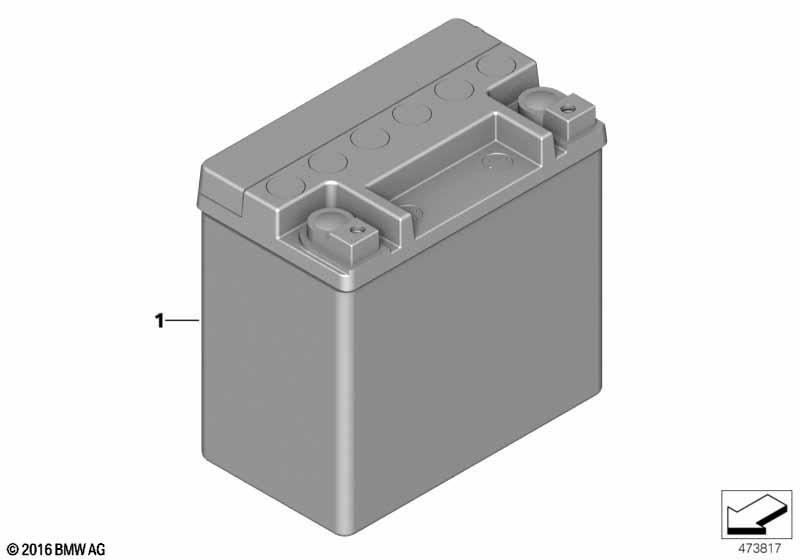 Original BMW Batterie 12AH