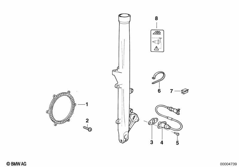 Raddrehzahlsensor vorn