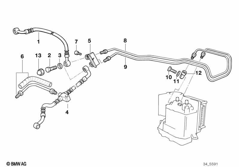 Bremsleitung vorne ABS