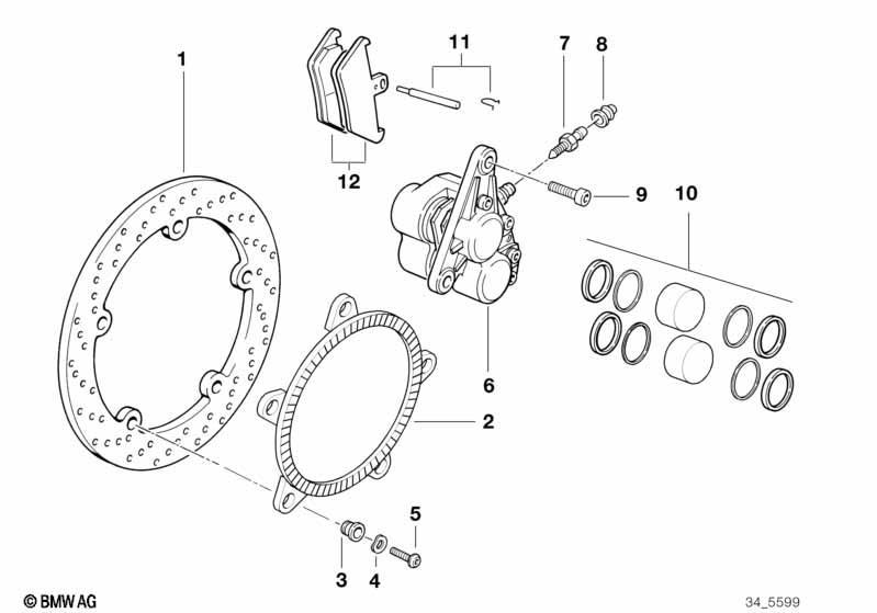 Vorderradbremse ABS