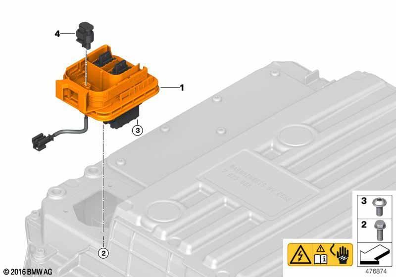 Hochvolt-Batterie Stecker