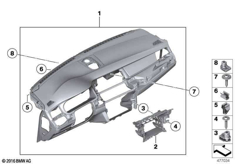 Verkleidung Instrumententafel