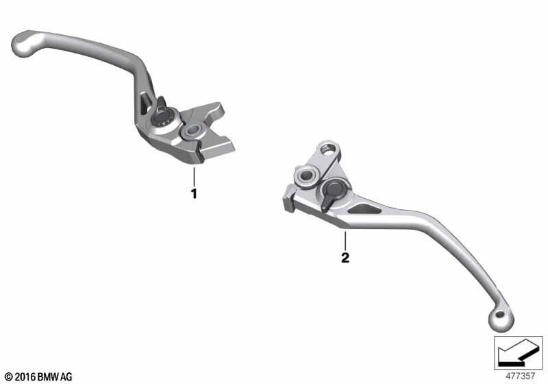 BMW Motorrad Option 719 Kupplungshebel - LEEBMANN24